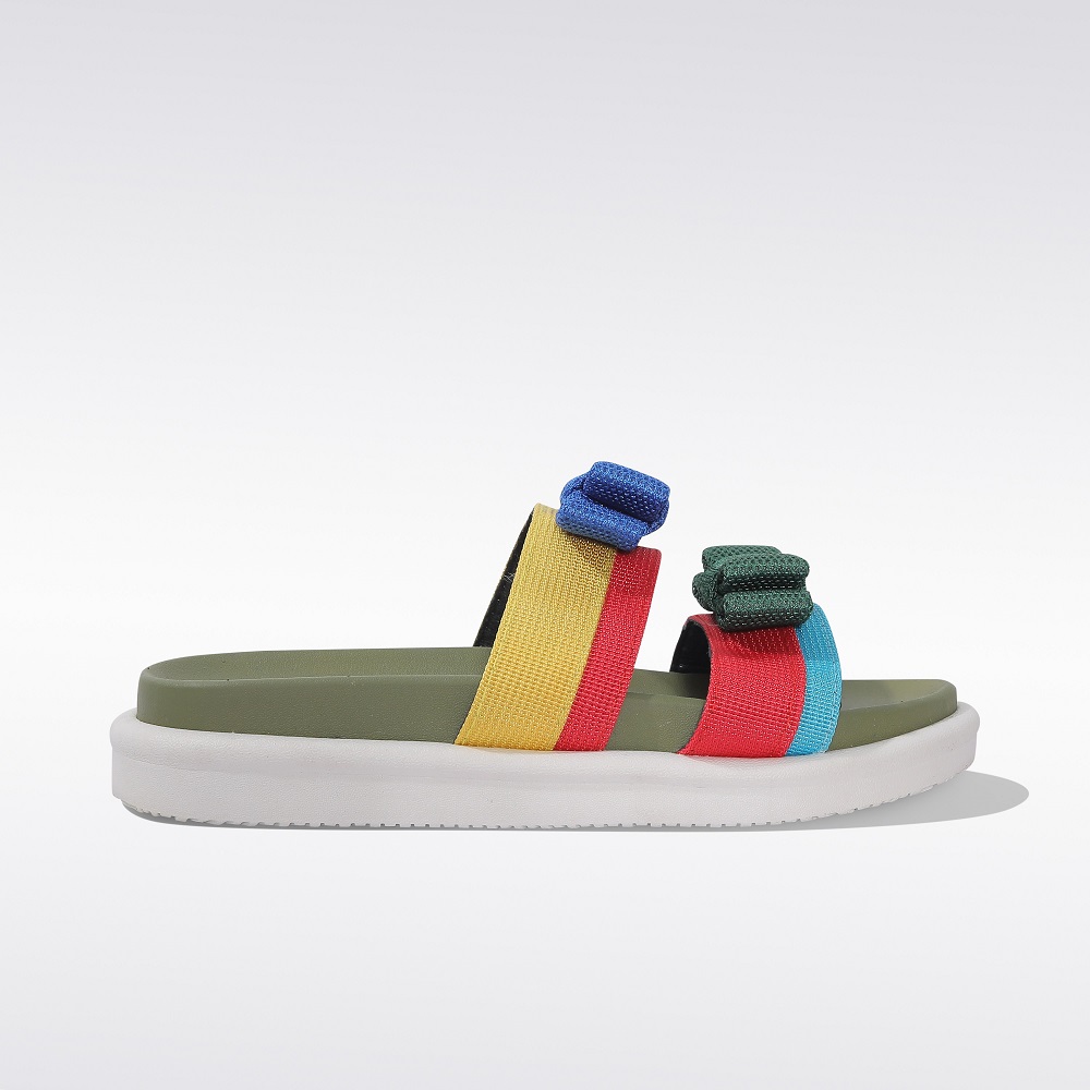 Dép quai ngang - Basic fabric strap slides 4 - Ảnh 2