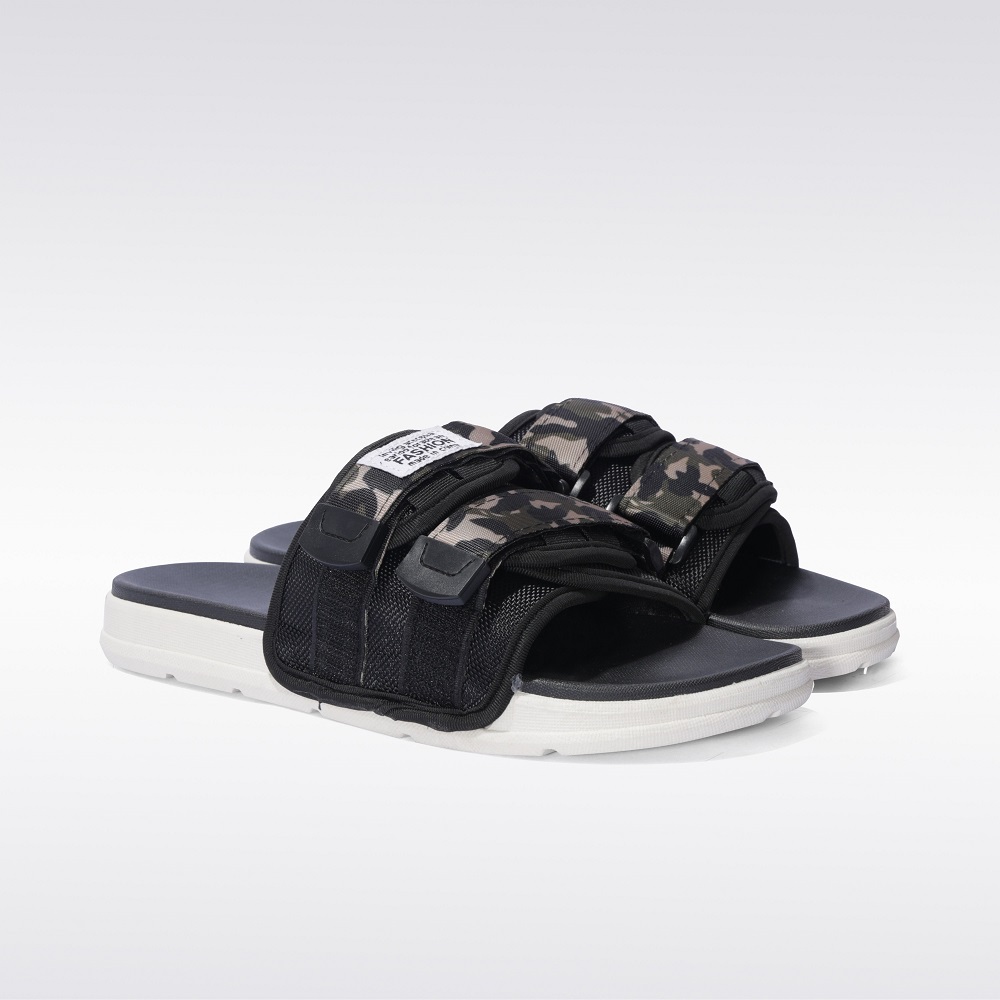 Dép quai ngang - Basic Fabric strap slides 2 - Ảnh 3